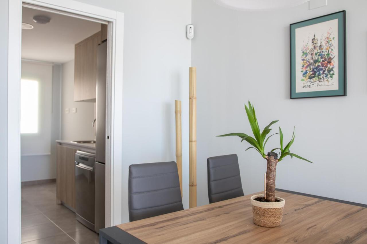 Precioso Apartamento Frente A La Playa Con Piscina Mojacar Bagian luar foto