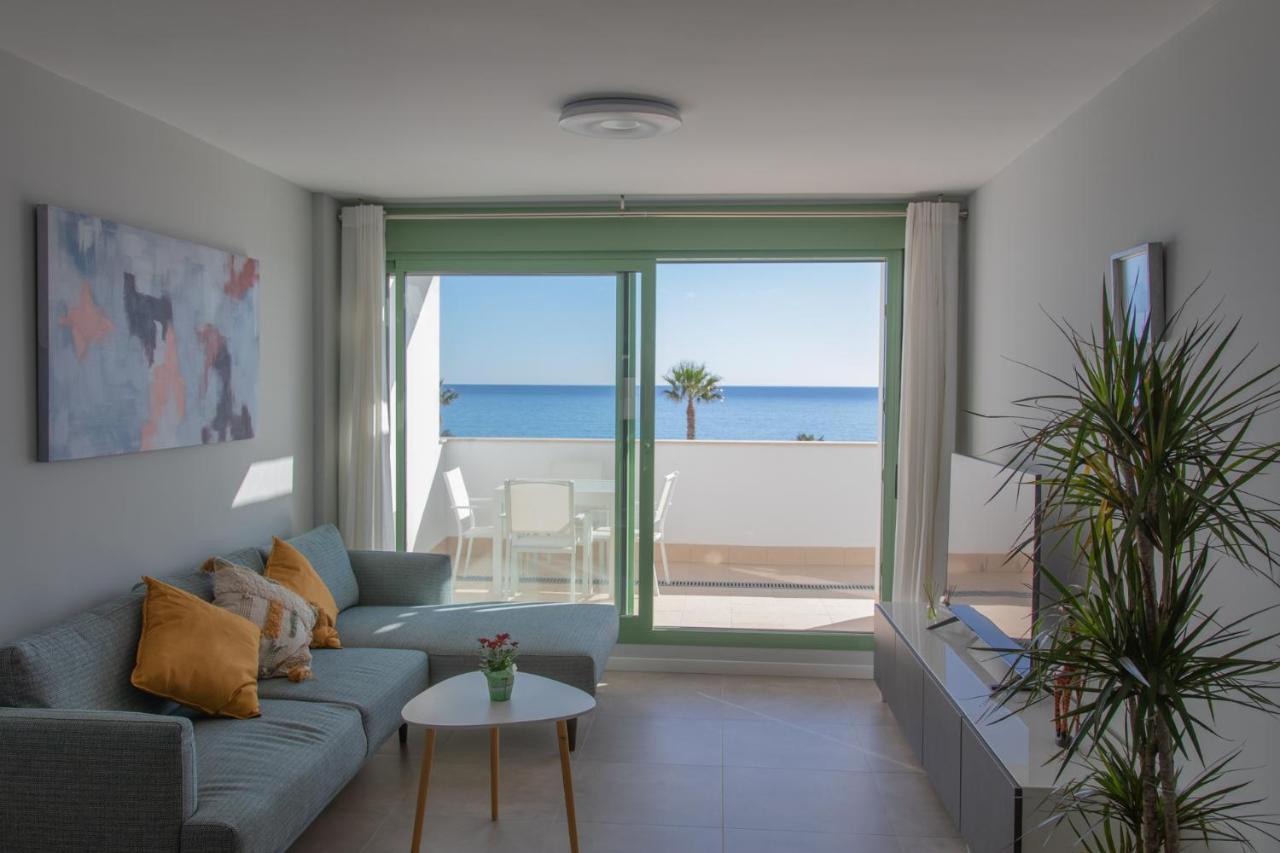 Precioso Apartamento Frente A La Playa Con Piscina Mojacar Bagian luar foto