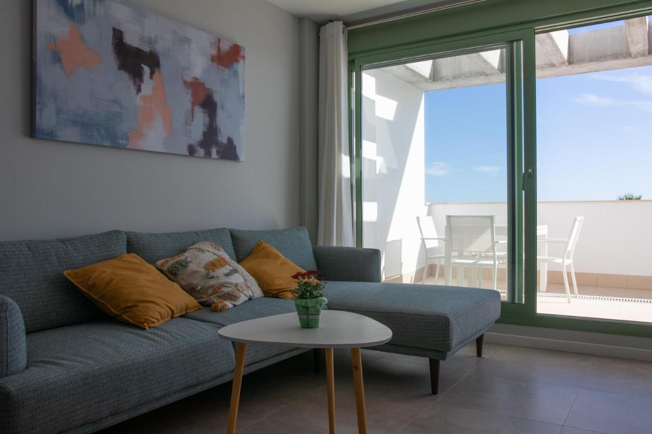 Precioso Apartamento Frente A La Playa Con Piscina Mojacar Bagian luar foto