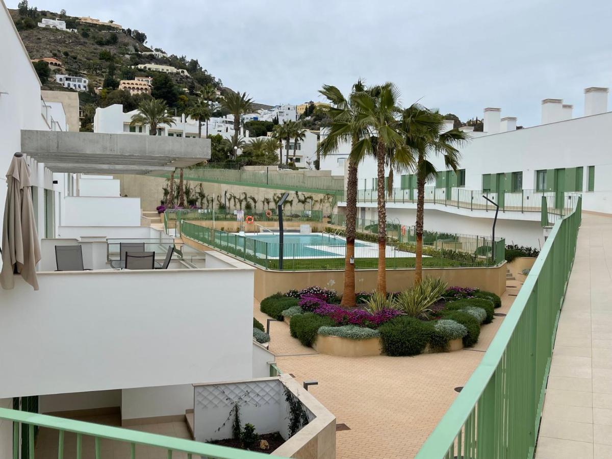 Precioso Apartamento Frente A La Playa Con Piscina Mojacar Bagian luar foto